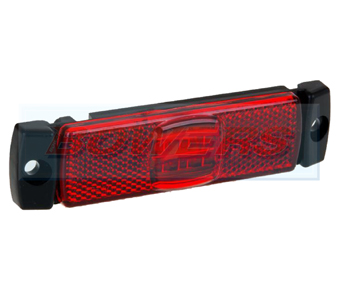 Red Slimline LED Marker Lamp FT-017C